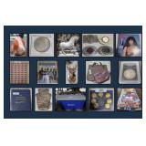 NICE COLLECTION OF STAMPS, COINS, JEWELRY & MORE!