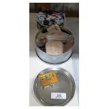 Metal Tins of Vintage Sewing Items