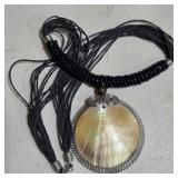 Vintage Shell Statement Necklace