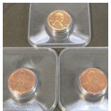 3 Proof Lincoln Cents