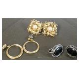 3 Pair Vintage Earrings