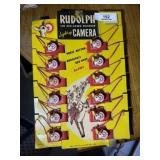 Vintage Rudolph "Light-Up" Camera Display