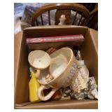 Box of Miscellaneous Collectibles & Housewares