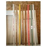 Lot of 8 Advertising Yard Sticks