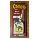 Camel Metal Advertising Thermometer