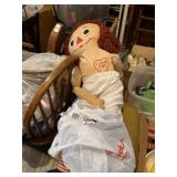 Large Raggedy Ann Doll