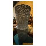 Pair of Painted Metal Stands