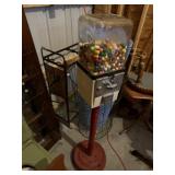 Vintage Gumball Machine on Stand