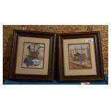 2 Framed Evelyn Steinkuhl Prints