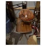 Footstool & Vintage Table