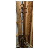 Vintage Mission Oak Style Hall Tree