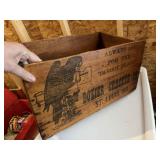Dozier Cracker Co. Wood Crate