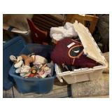 2 Totes of Dolls & Miscellaneous Collectibles