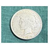 1934 D Silver Peace Dollar