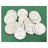 15- Silver Washington Quarters