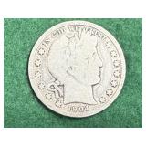 1904 Barber Silver Half Dollar
