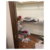Lot of Assorted Craft Items & Misc. In Closet