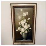 Pair of Framed Floral Artwork