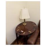 Butlers Rolling Tray Table & Lamp