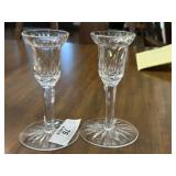 Pair of Waterford Crystal Candlesticks
