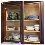 2 Cabinets of Miscellaneous Dishes