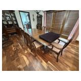 Double Pedestal Dining Table & 8 Chairs