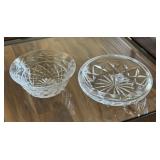 2 Waterford Crystal Dishes