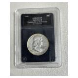 Graded Franklin Half Dollar