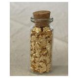 24K Gold Flakes in Bottle
