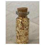 24K Gold Flakes in Bottle