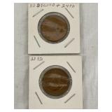 2 Presidential Collectors Coins