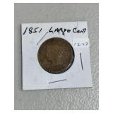 1851 Large Cent
