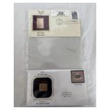 Two 24k Stamp & 1st Day Issue Set