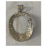 Sterling Silver Large Pendant