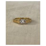 Bezel Set Solitaire Ring