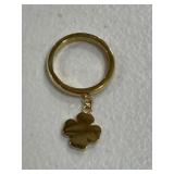 Vintage Four Leaf Clover Ring