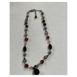 Vintage Austrian Crystal Estate Sterling Necklace