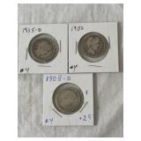 3 Barber Quarters