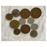 Vintage Foreign Coins