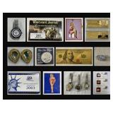 LARGE OFFERING of COINS; JEWELRY & WATCHES & MORE