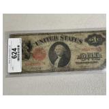 1917 One Dollar Note