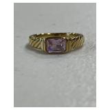 Vintage Pink Ice Ring