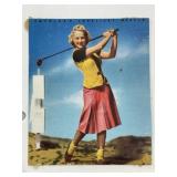 Vintage Pin-Up Girl Trading Card