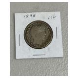 1898 Barber Half Dollar