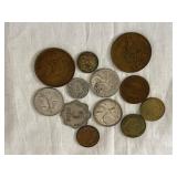 Vintage Foreign Coins