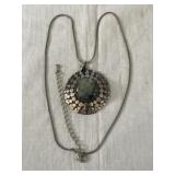 Sterling Silver Labradorite Necklace