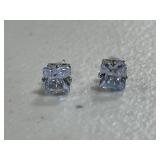 Large Solitaire Earrings