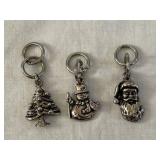3 Christmas Pendants