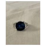 Large Sapphire Quartz Cocktail Ring