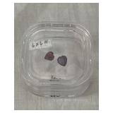 Two Heart Garnet Collectible Gemstones
